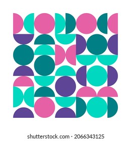 Colofrul cover or card design. Geometric vector illustration.