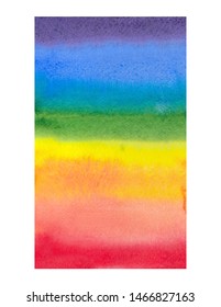 Coloful rainbow watercolor backgound with place for text, quote, slogan 