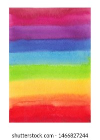 Coloful rainbow watercolor backgound with place for text, quote, slogan 