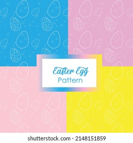 Coloful Simple Easter Egg Pattern