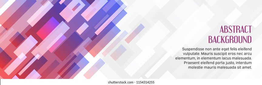 Coloful straight lines abstract background. Technology low poly banner. Digital geometric template. Vector design illustration. Good for banners, flyers, posters, brochures.