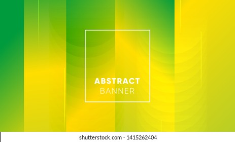 Coloful vector banner, geometric design. Bright background with gradient