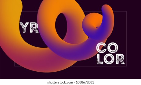 Colofur Geometric Dynamic Vector Neon Background. Dynamic Shapes Bright Motion Composition, Poster Layout. Trendy Magazine Cool Cover Design. Glamour Vibrant Gradient Overlay Funky Iridescent Paper