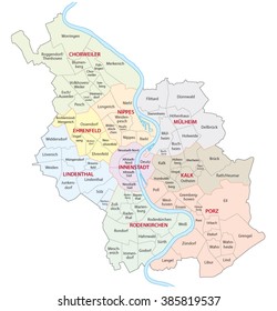 Cologne Administrative Map