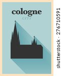 Cologne City Minimal Poster Design