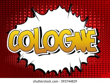 Cologne - Comic book style word