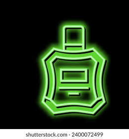 cologne perfume after shaving neon light sign vector. cologne perfume after shaving illustration