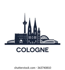 Cologne Skyline Emblem