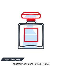 Cologne Spray Icon Logo Vector Illustration. Perfume Symbol Template For Graphic And Web Design Collection