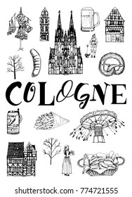 Cologne vector poster