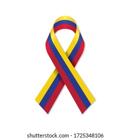 Colombia / Colombian Flag Banner Ribbon.