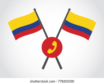 Colombia Emblem Call Center