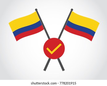 Colombia Emblem Check Verify