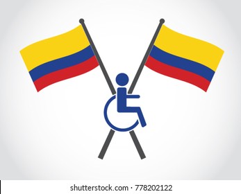 Colombia Emblem Disability