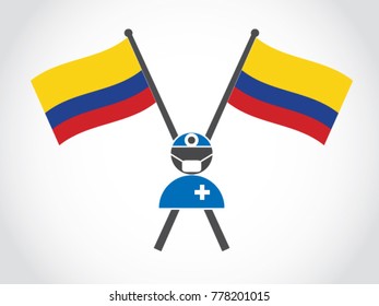 Colombia Emblem Doctor Surgery