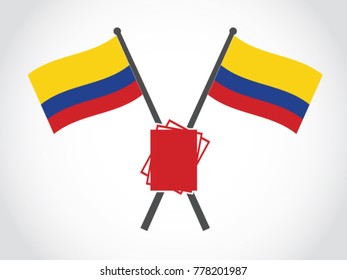 Colombia Emblem Paper