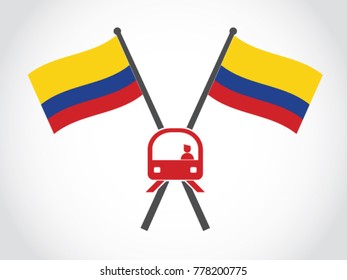 Colombia Emblem Train