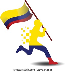 COLOMBIA FLAG ,a good for decorations independent day