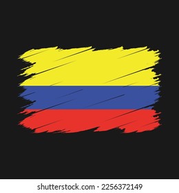 Kolumbien-Flaggenmarkierung - Vektorgrafik
