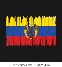 Kolumbien-Flaggenmarkierung - Vektorgrafik