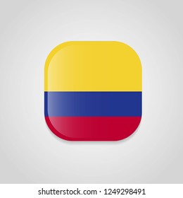 Colombia flag design vector