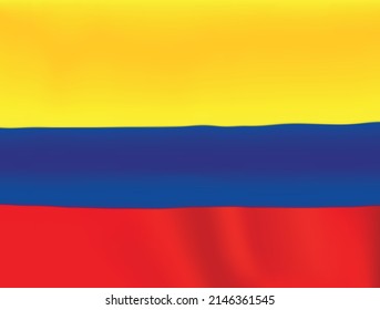 Diseño de bandera colombiana y diseño de bandera amarilla
