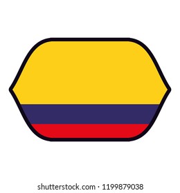 Colombia flag emblem