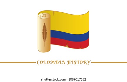 history flag of colombia