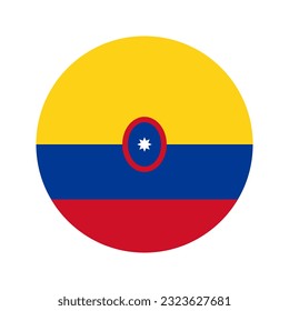 Colombia flag simple illustration for independence day or election