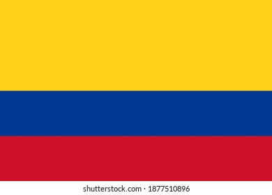 Colombia flag vector art and graphics