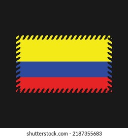 Colombia Flag Vector. National Flag