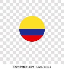 colombia icon sign and symbol. colombia color icon for website design and mobile app development. Simple Element from countrys flags collection for mobile concept and web apps icon.