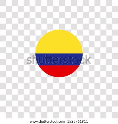 colombia icon sign and symbol. colombia color icon for website design and mobile app development. Simple Element from countrys flags collection for mobile concept and web apps icon.