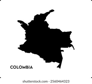 Colombia icon vector design, Colombia Logo design, Colombia's unique charm and natural wonders, Use it in your marketing materials, travel guides, or digital projects, Colombia map logo vector