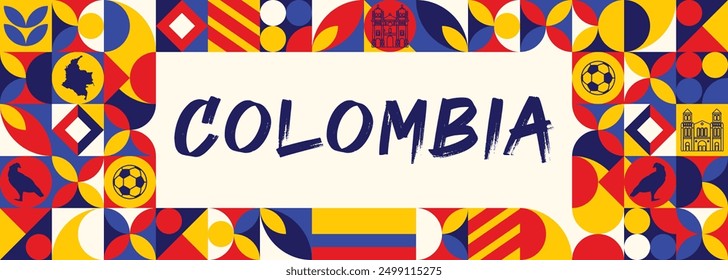 Colombia Independence Day Vector Illustration