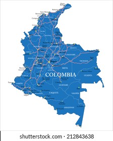 Colombia map