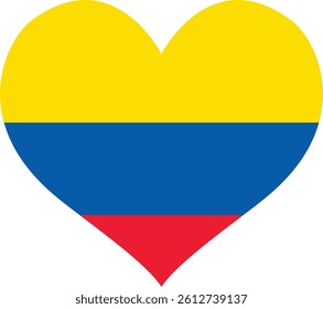 Colombia Map And Flag Design Vector Outline