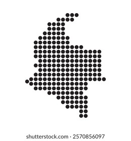 Colombia Map Icon Element Design