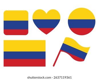 Colombia map icon vector illustration