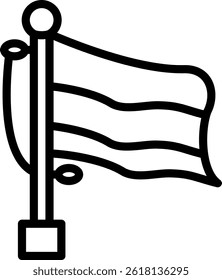 Colombia national signal Flag Icon