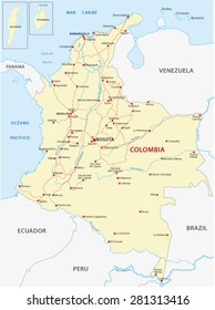 colombia road map