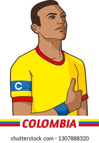 Colombia Soccer Captain