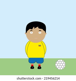 Colombia soccer player