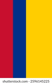 Colombia Vertical Flag, Vertical Flag Colombia