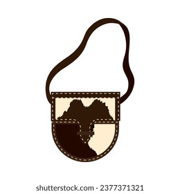 colombian carriel illustration vector isolated