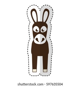 colombian mule isolated icon vector illustration design