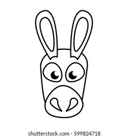colombian mule isolated icon vector illustration design