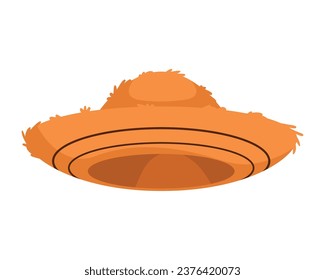 colombian pacific hat isolated illustration