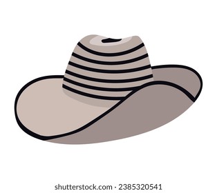 colombian vueltiao hat vector isolated