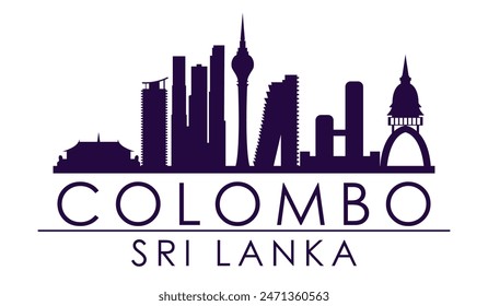 Colombo city Sri Lanka. Beautiful Colombo city vector design. Sri Lanka Colombo. EPS10